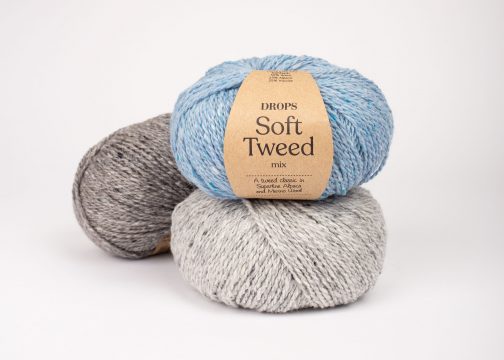 Pređa za pletenje i kukičanje Drops Soft Tweed